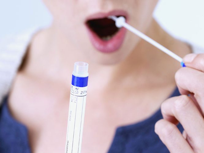test saliva